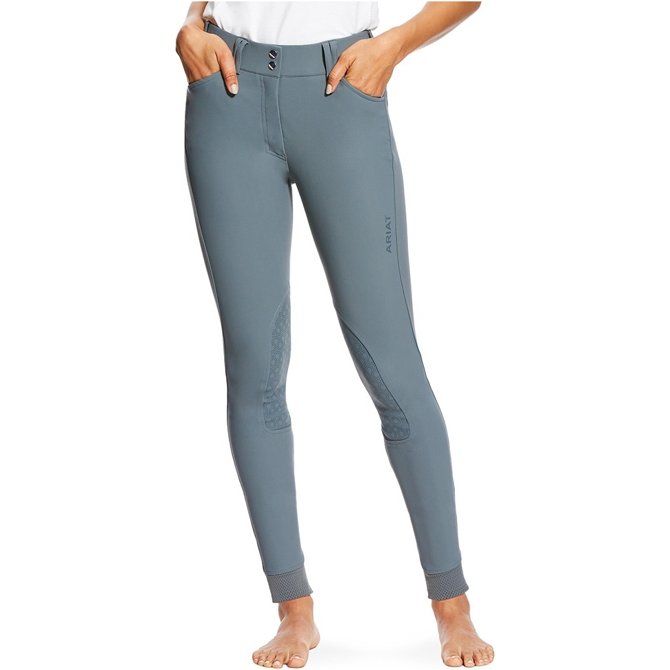 Ariat Womens Tri Factor Grip KP Breeches Weathered Slate